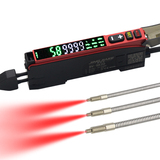 BV-SK20工业数显光纤放大器传感器感应开关金属光纤耐弯折对射漫反射探头