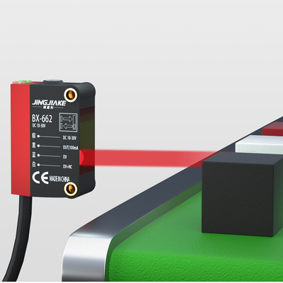 BX-662 漫反射背景抑制光电开关传感器 30-300mm内稳定检测 常开常闭任意切换