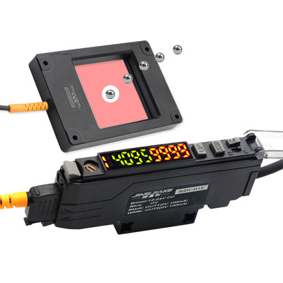 BZK-H18环形窗口型落料计数检测光纤放大器传感器金属非金属可无盲区感应